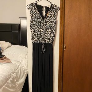 MAIN STRIP SNOW LEOPARD JUMPSUIT BNWT MEDIUM